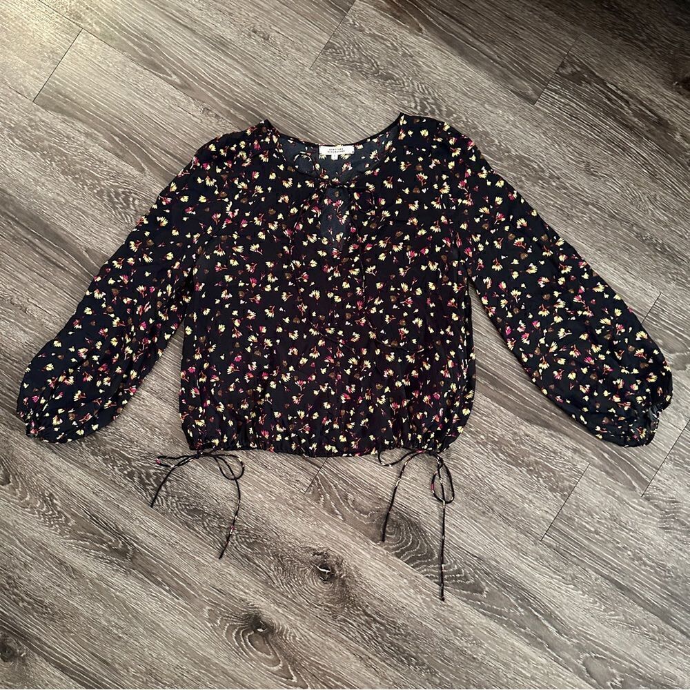 Dorothee Schumacher Black Floral Blouse